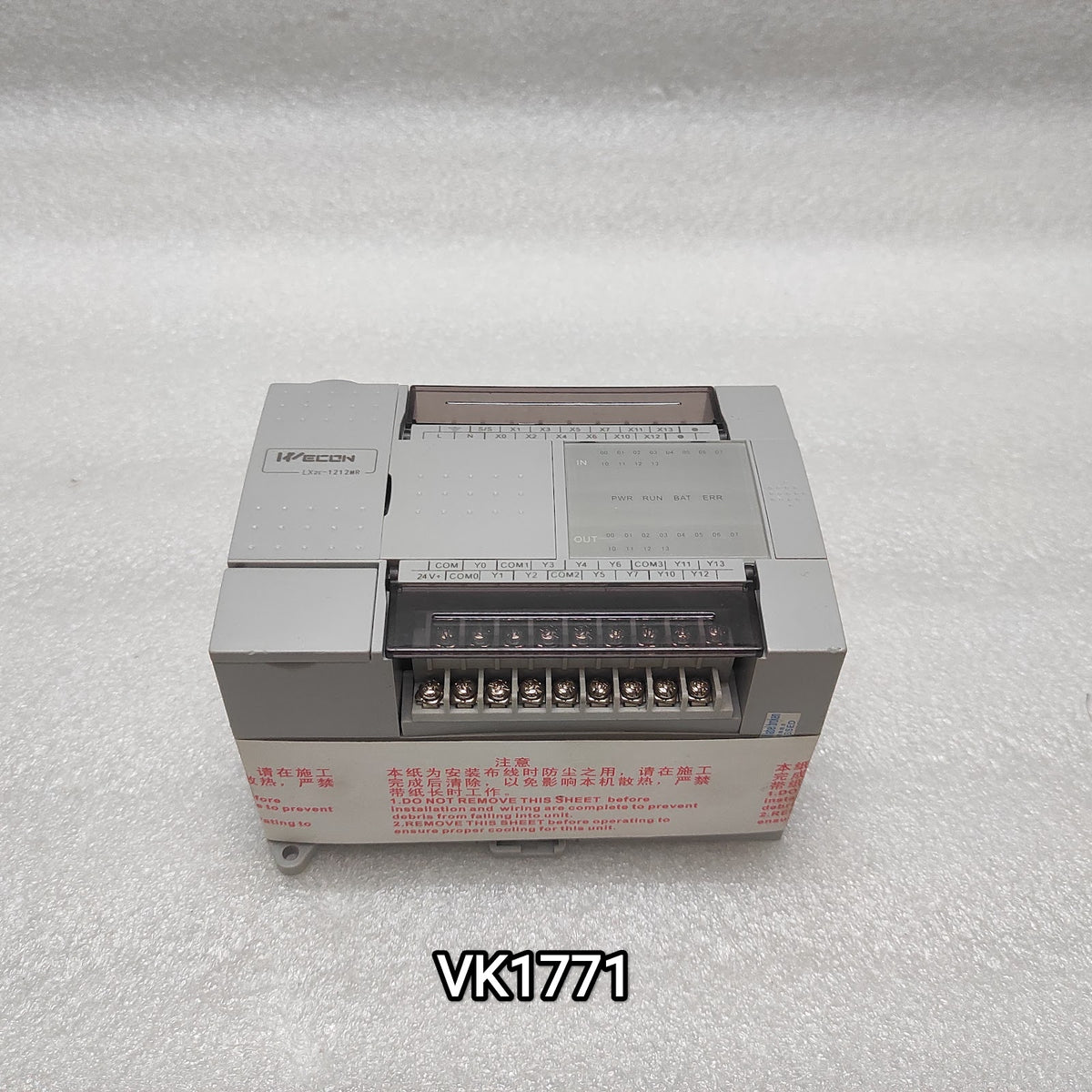 WECON LX2C-1212MR PLC LOGIC CONTROLLER 85-264VAC