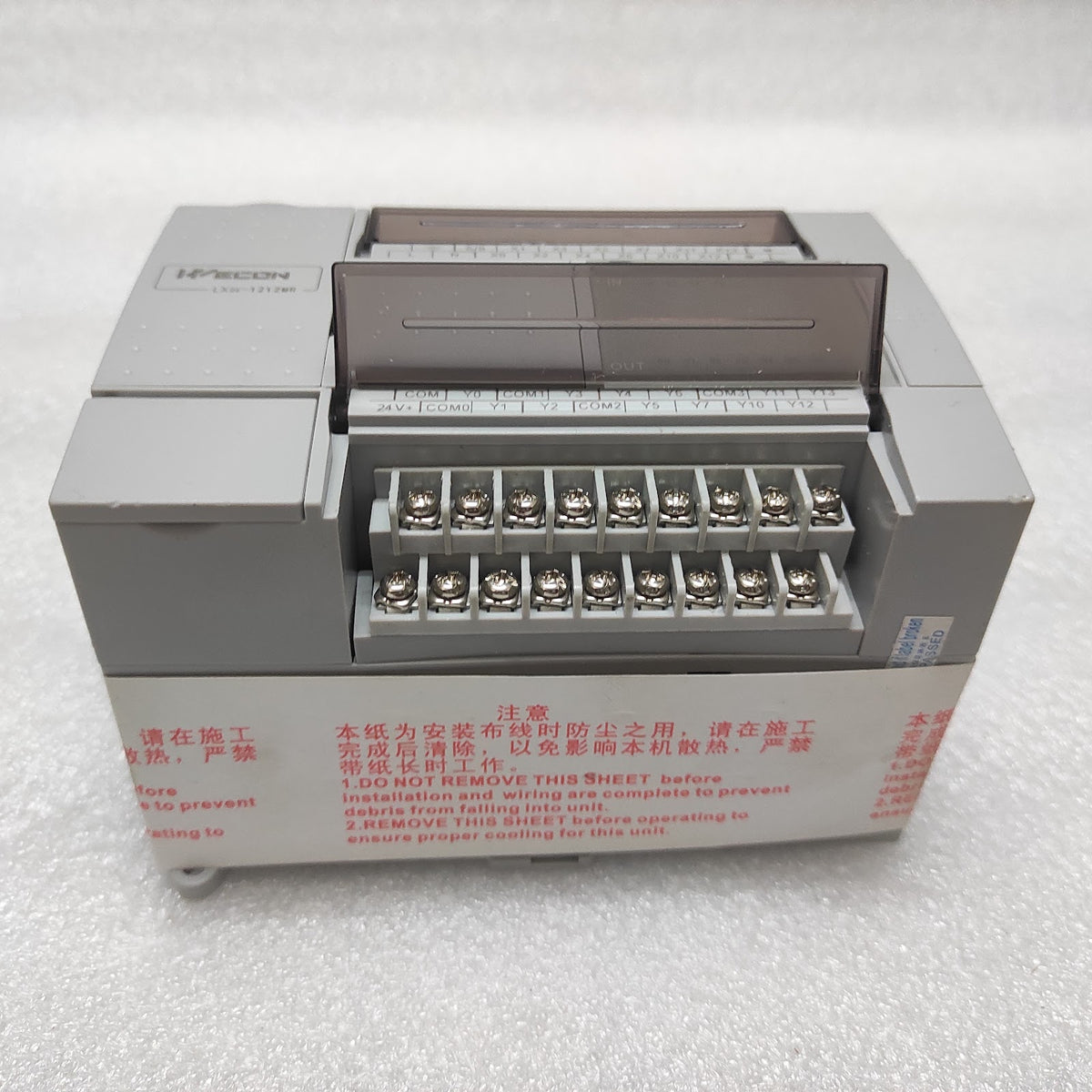 WECON LX2C-1212MR PLC LOGIC CONTROLLER 85-264VAC