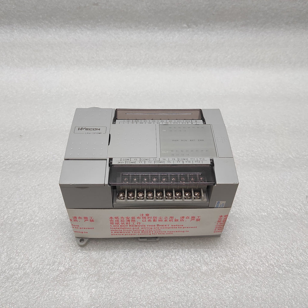 WECON LX2C-1212MR PLC LOGIC CONTROLLER 85-264VAC