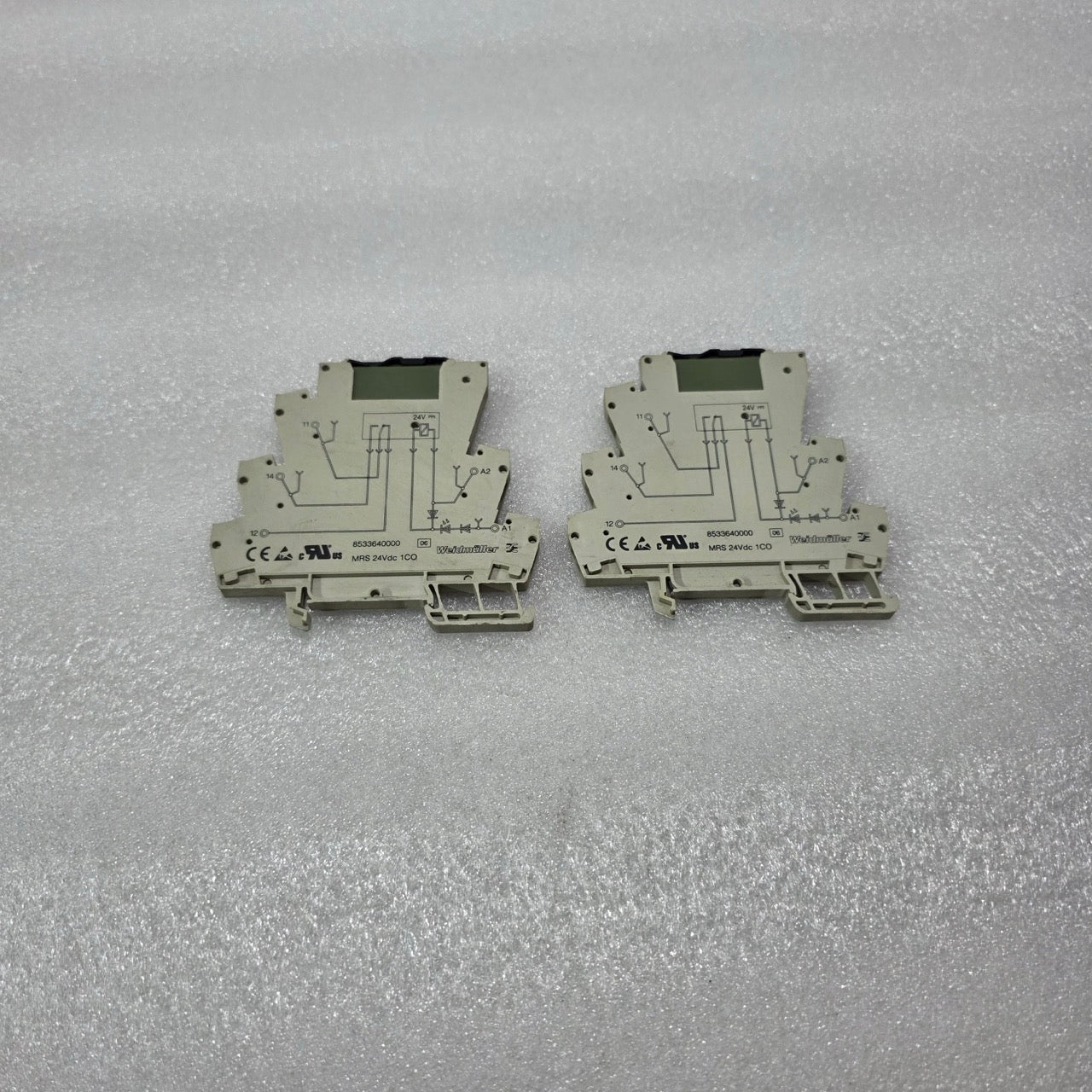WEIDMULLER MRS 24VDC 1CO DIN RAIL RELAY MODULE SPDT 24V COIL