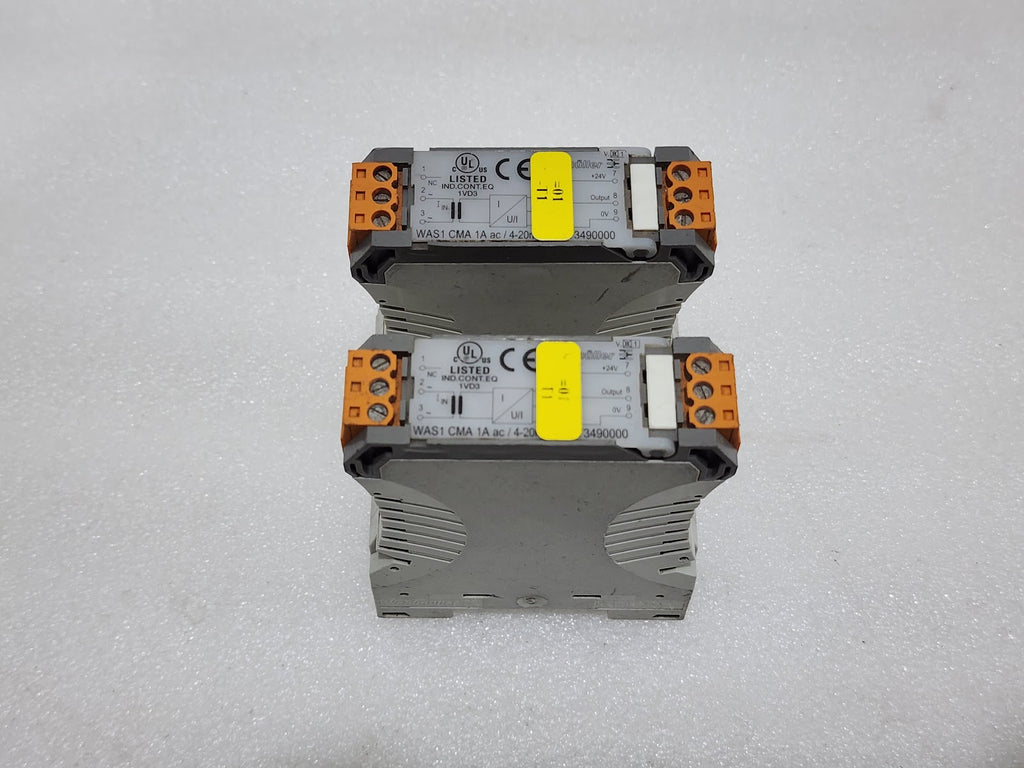 WEIDMULLER WAS1 CMA 1A CURRENT MONITORING RELAY 1073490000