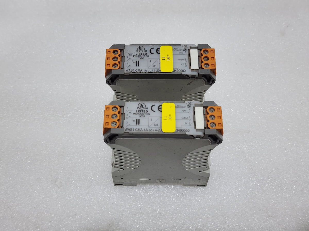 WEIDMULLER WAS1 CMA 1A CURRENT MONITORING RELAY 1073490000