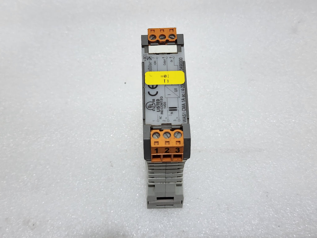 WEIDMULLER WAS1 CMA 1A CURRENT MONITORING RELAY 1073490000