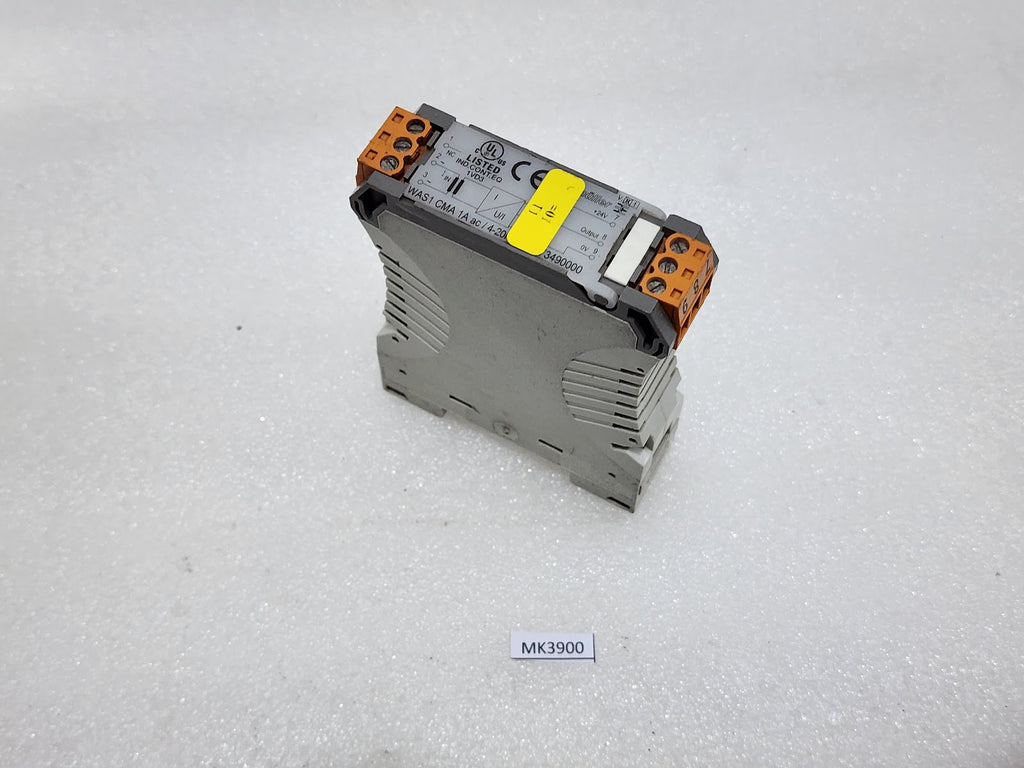 WEIDMULLER WAS1 CMA 1A CURRENT MONITORING RELAY 1073490000