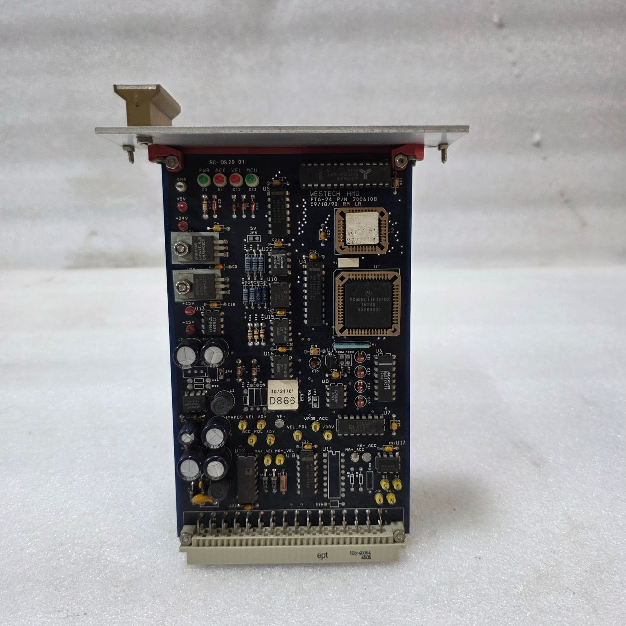 WESTECH ETA-24 INDUSTRIAL CONTROL PCB MODULE P/N 2006108 RACK CARD SC-DS29 01