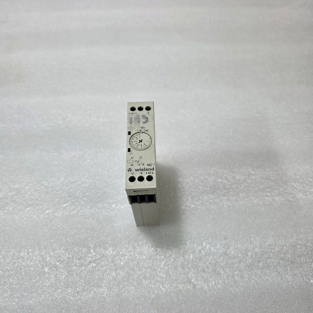 WIELAND NGZ 11 TIMER RELAY R2.064.0030.0 | 24–240V AC/DC TIME DELAY 0.5–100S | I