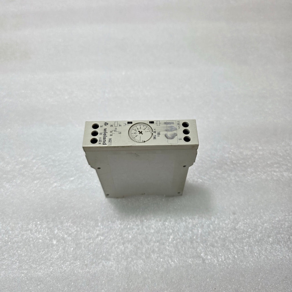 WIELAND NGZ 11 TIMER RELAY R2.064.0030.0 | 24–240V AC/DC TIME DELAY 0.5–100S | I