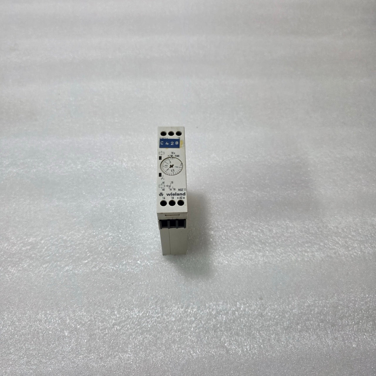 WIELAND NGZ 11 TIMER RELAY R2.064.0110.0 | 24–240V AC/DC ON DELAY 1.5–30S