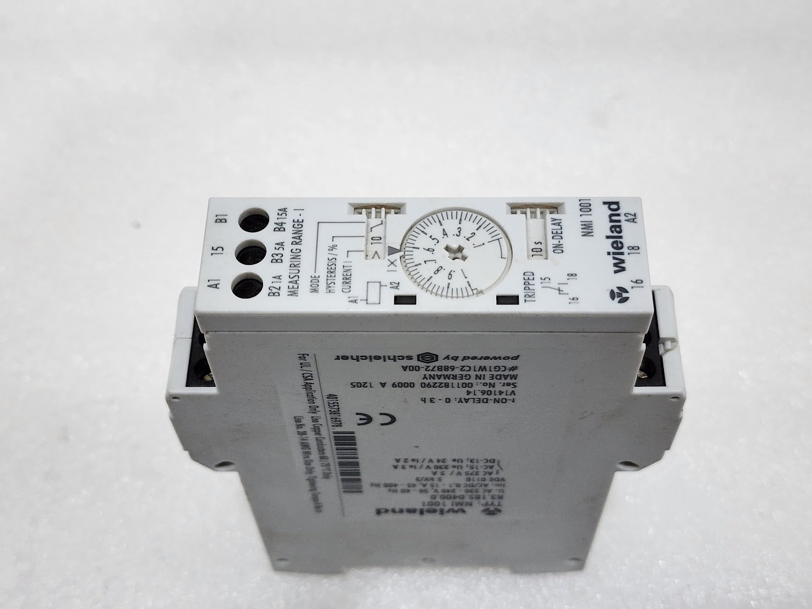 WIELAND NMI 1001 RELAY R3.185.0400.0 230-240VAC