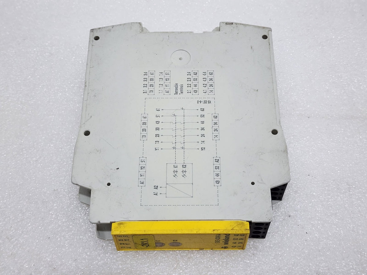 WIELAND SNE 4004K-A SAFETY RELAY R1.188.0593.0 24VAC-DC