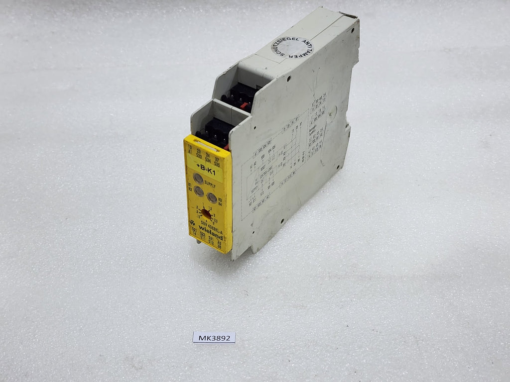 WIELAND SNV-4063KL-A SAFETY RELAY R1.188.0620.0 24VDC
