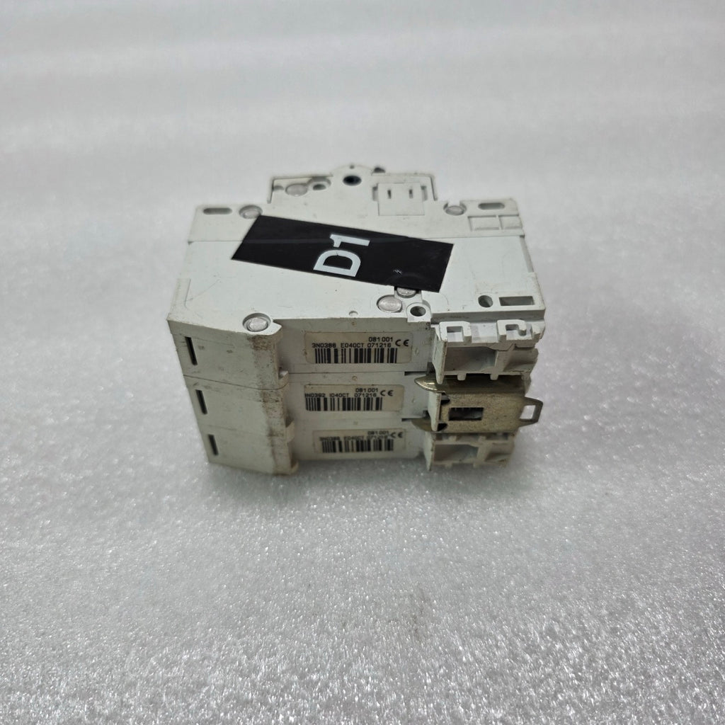 ELETROMAR WMN3C40 3P 40A CURVE C 415V 10KA MCB MINIATURE CIRCUIT BREAKER