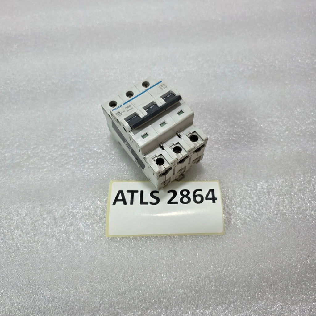 ELETROMAR WMN3C40 3P 40A CURVE C 415V 10KA MCB MINIATURE CIRCUIT BREAKER