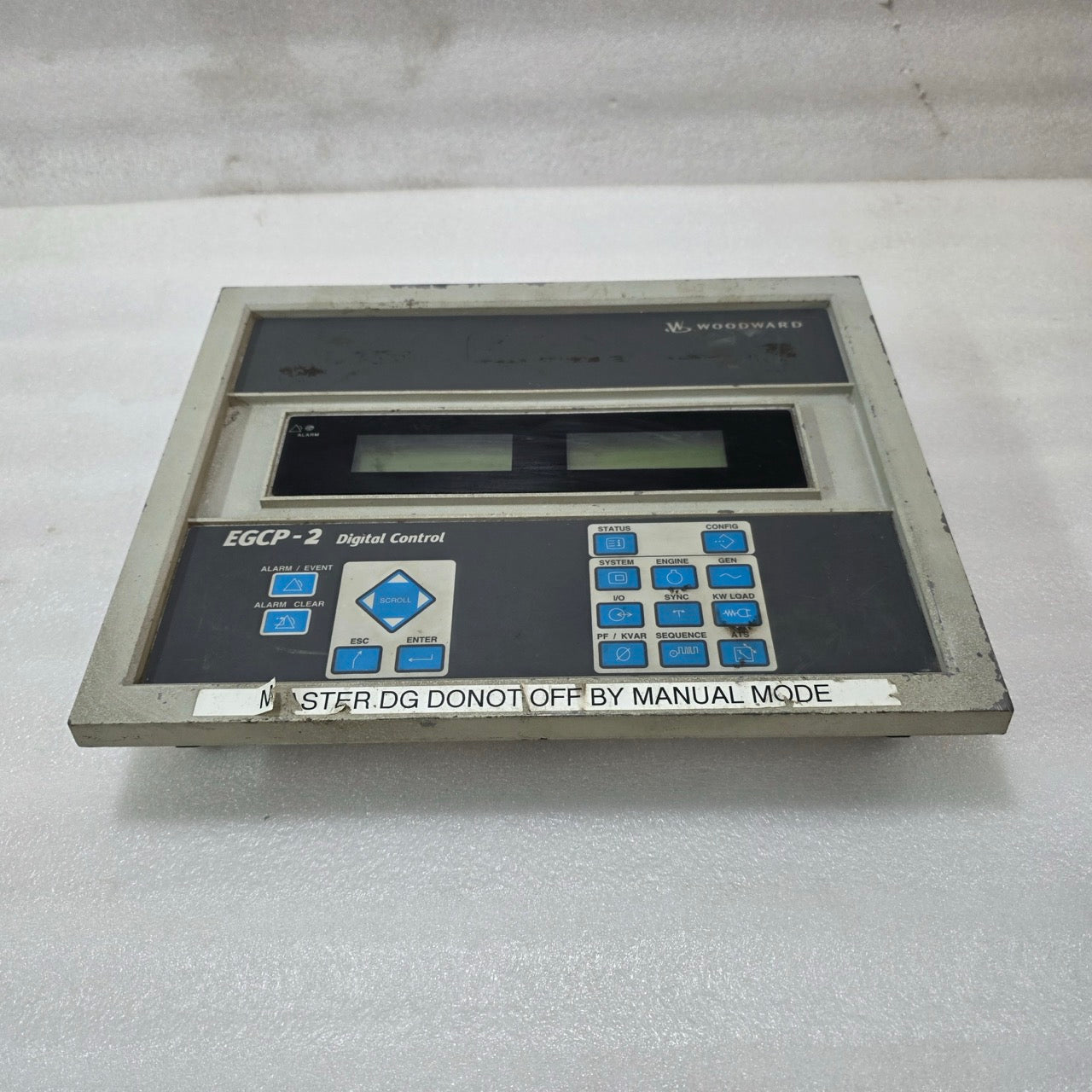 WOODWARD EGCP-2 DIGITAL GENERATOR CONTROL PANEL REV G 8406-120