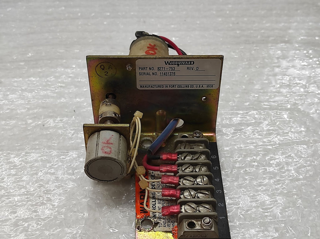 Woodward 8271-753 Potentio Meter Relay Revision D