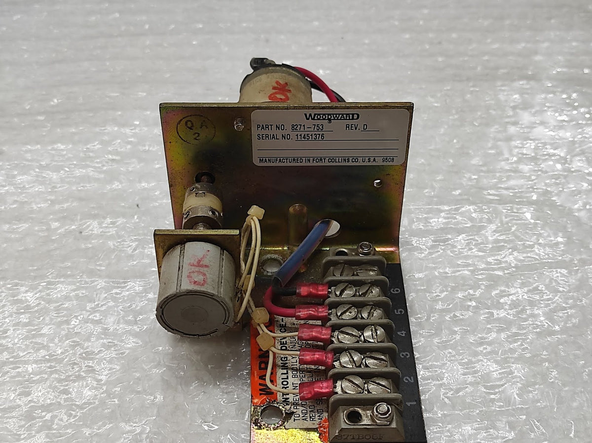 Woodward 8271-753 Potentio Meter Relay Revision D