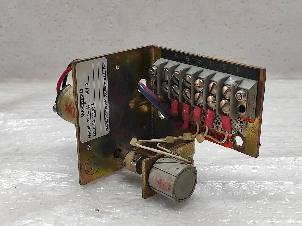 Woodward 8271-753 Potentio Meter Relay Revision D