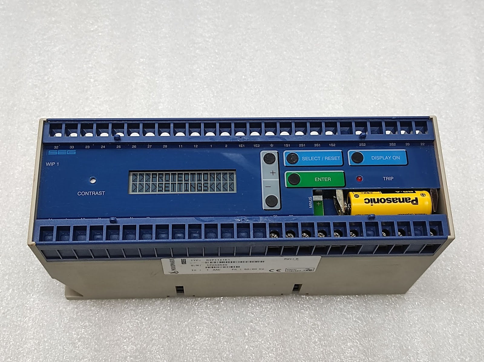 Woodward WIP11I1E1 Self Powered Time Overcurrent Relay Revision B
