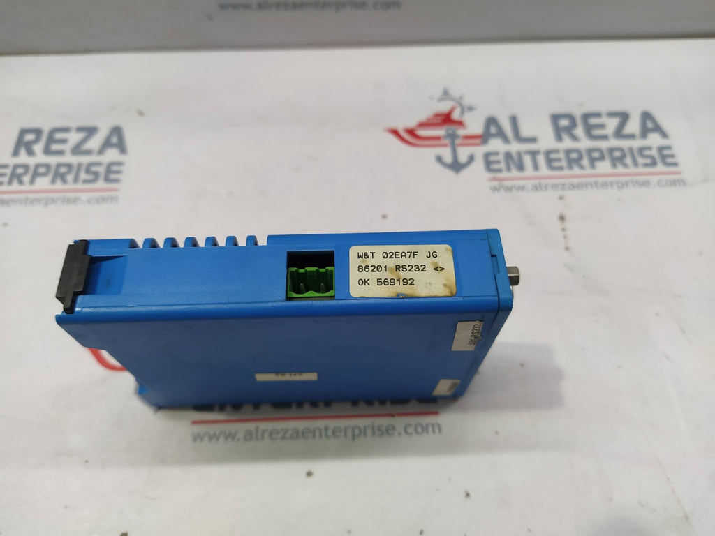 W&T 86201 RS232 TO RS422,RS485 1KV ISOLATED INTERFACE 02EA7F JG 86201 RS 232