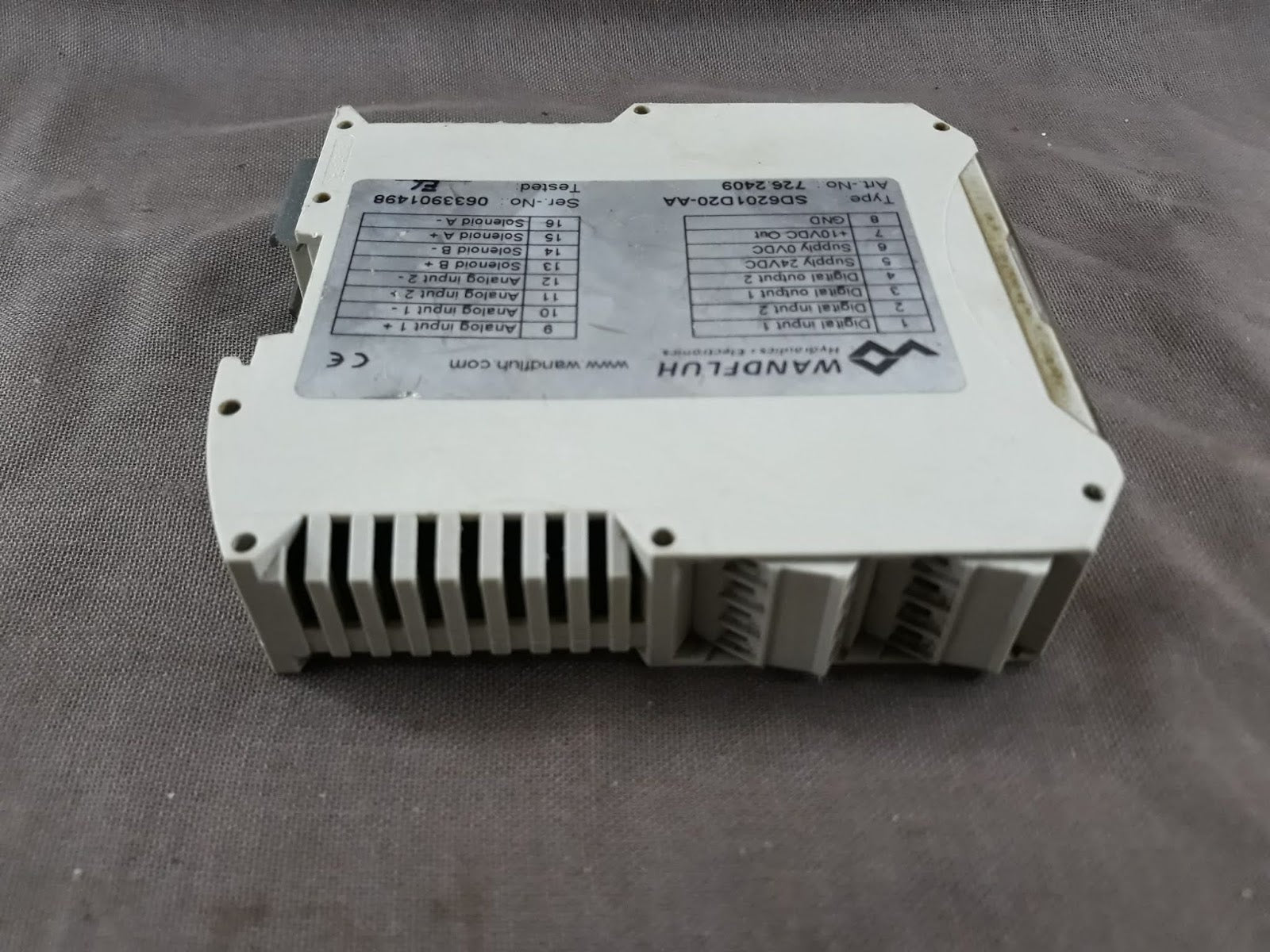 Wandfluh SD6 Digital Amplifier Module SD6201D20-AA 726.2409