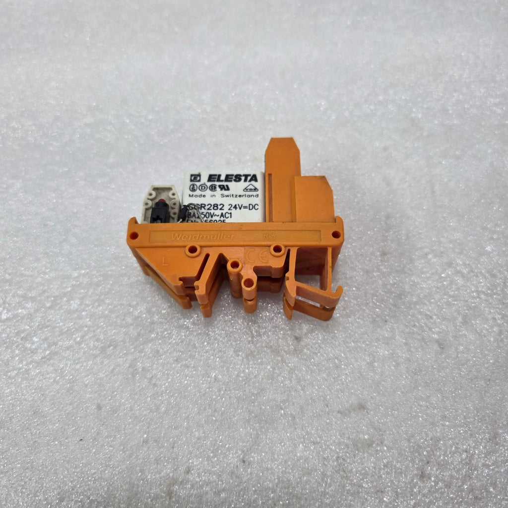 WEIDMULLER RS 32 ELESTA SGR282 RELAY MODULE 24VDC 8A 250VAC DIN RAIL PRE-OWNED