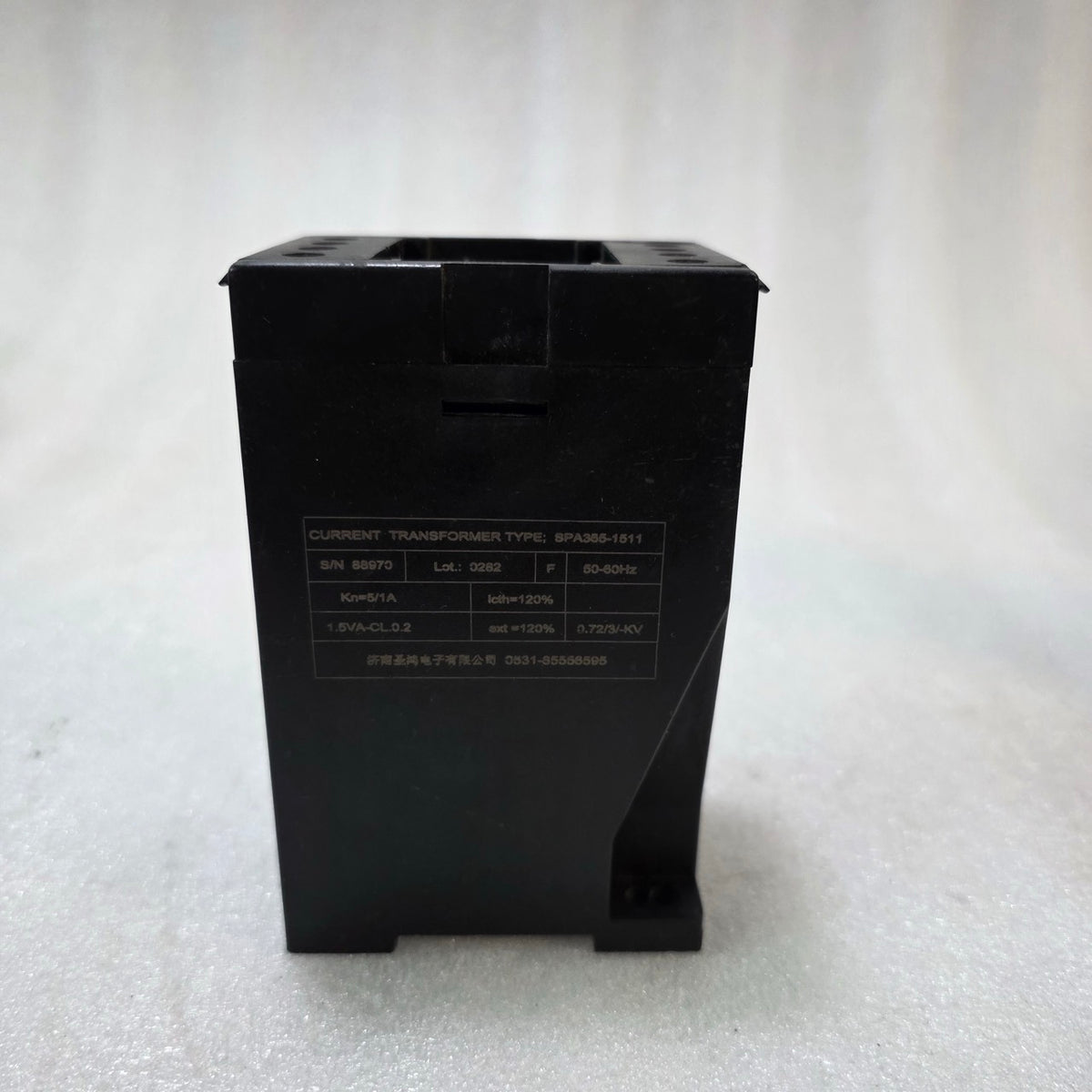 XINXIANG SHENGHUA SPA385-1511 CURRENT TRANSFORMER  5/1A RATIO 1.5VA 0.72/3KV