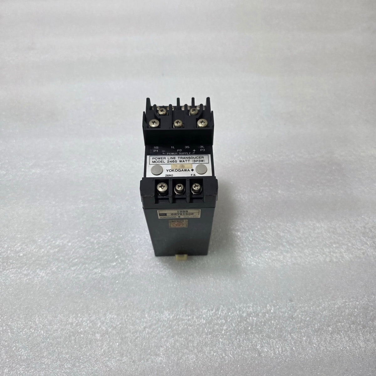 YOKOGAWA 2465 WATT TRANSDUCER 3P3W | 4–20MA OUTPUT | 1500/5A CT | 460/115V PT |