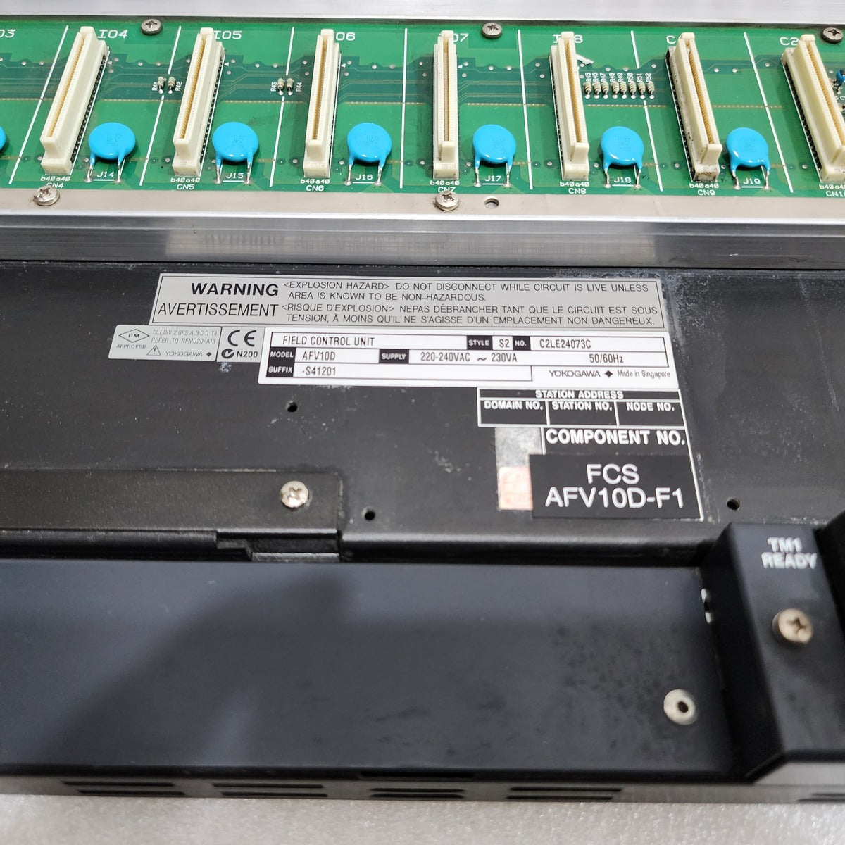 YOKOGAWA AFV10D FIELD CONTROL UNIT S2-C2LE24073C 220-240VAC