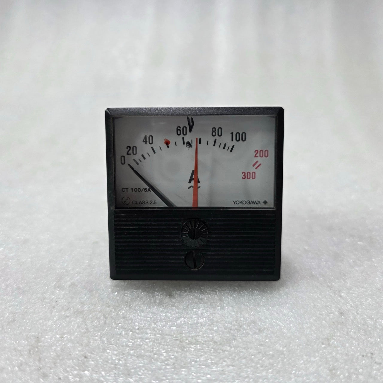 YOKOGAWA M2093 ANALOG AMMETER PANEL METER 0–100A AC CT 100/5A A46-N-L-BL