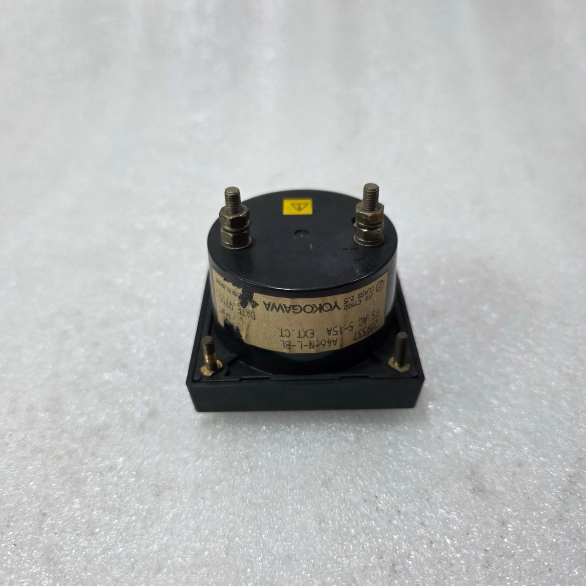 YOKOGAWA M2093 ANALOG AMMETER PANEL METER 0–100A AC CT 100/5A A46-N-L-BL
