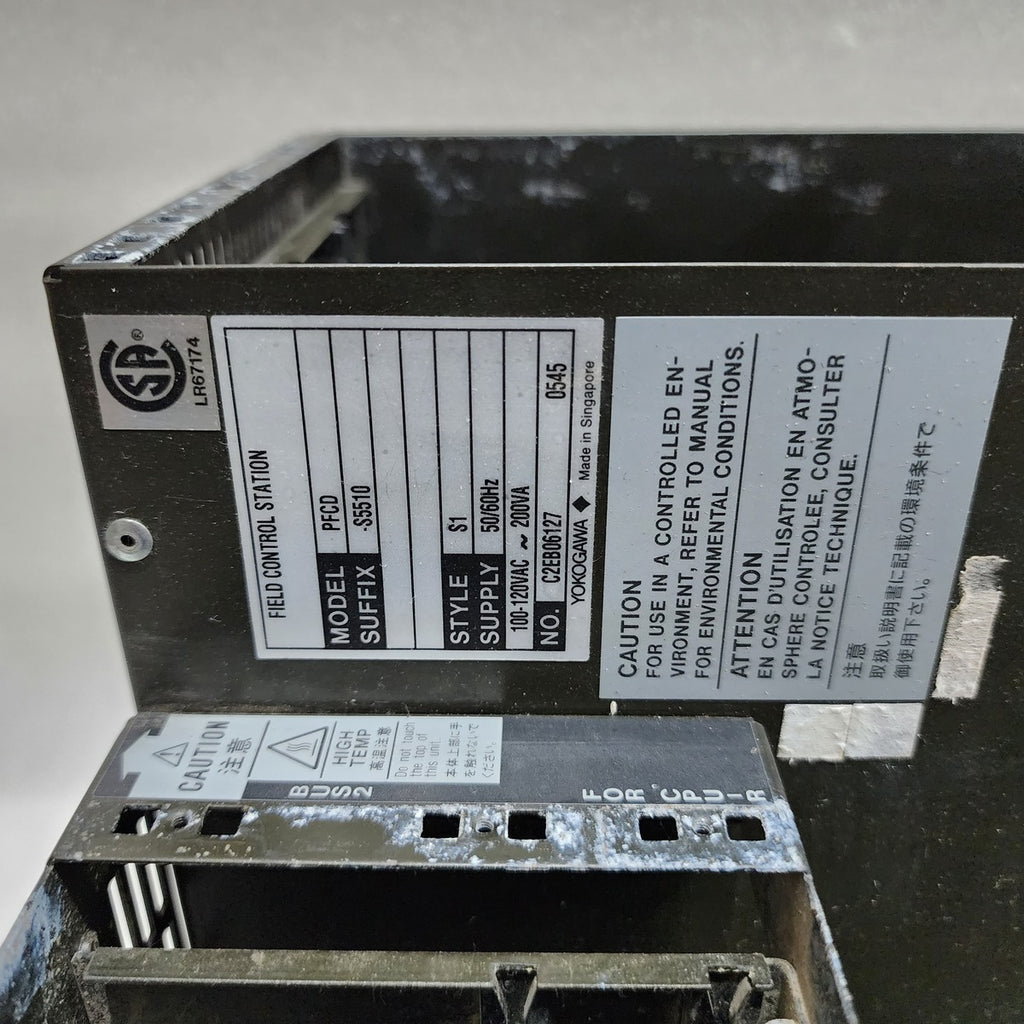 YOKOGAWA PFCD FIELD CONTROL STATION S1-C2EB06127 100-120VAC