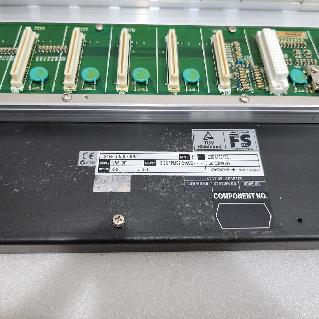 YOKOGAWA SNB10D SAFETY NODE UNIT S1-C2GA17047C 24VDC SNB10D-243-S1