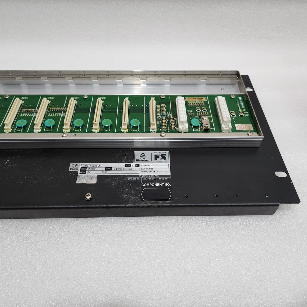 YOKOGAWA SNB10D SAFETY NODE UNIT S1-C2GA17047C 24VDC SNB10D-243-S1