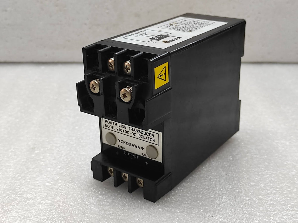 YOKOGAWA 2461 DC-DC ISOLATOR | 4–20MA SIGNAL ISOLATOR | 24VDC POWER LINE TRANSDU