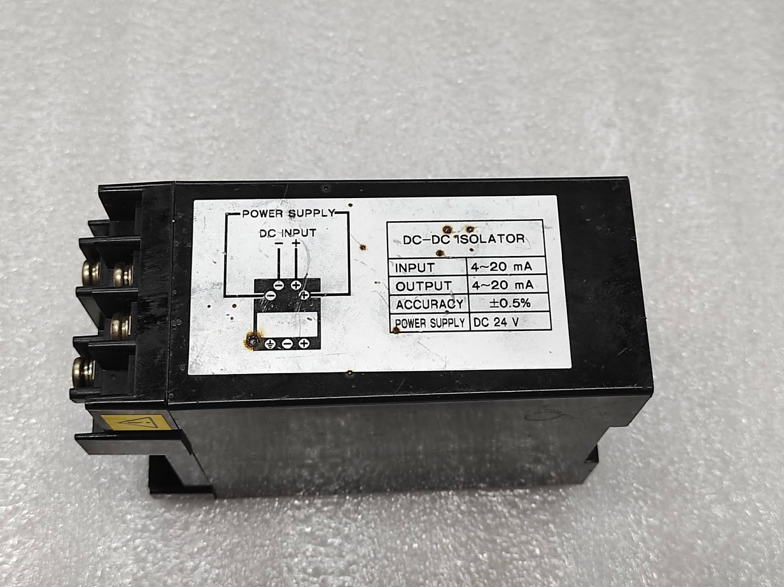YOKOGAWA 2461 DC-DC ISOLATOR | 4–20MA SIGNAL ISOLATOR | 24VDC POWER LINE TRANSDU