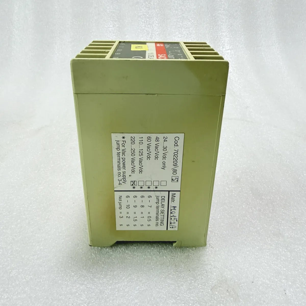 ABB SACE Undervoltage Release Coil 702209 805 220-250V AC-DC