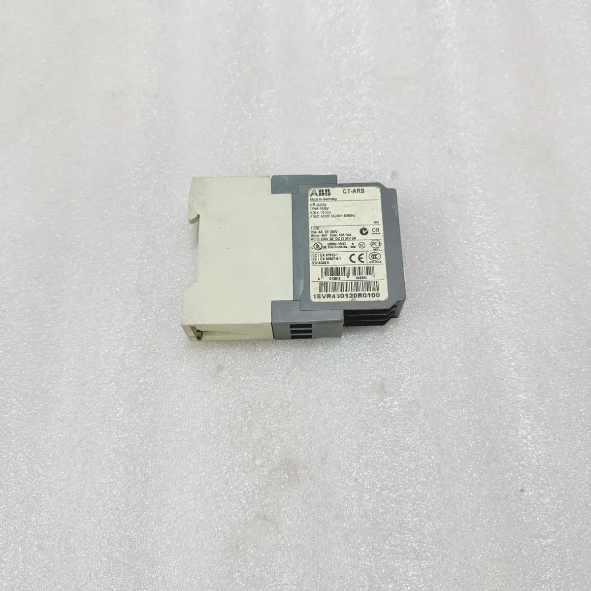 ABB CT-ARS Off-Delay Time Relay 1SVR430120R0100 Pre-Owned