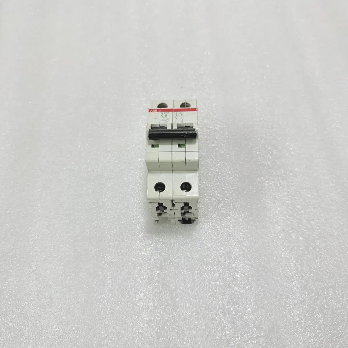 ABB S202-C6 2 Pole 6A C Curve Miniature Circuit Breaker