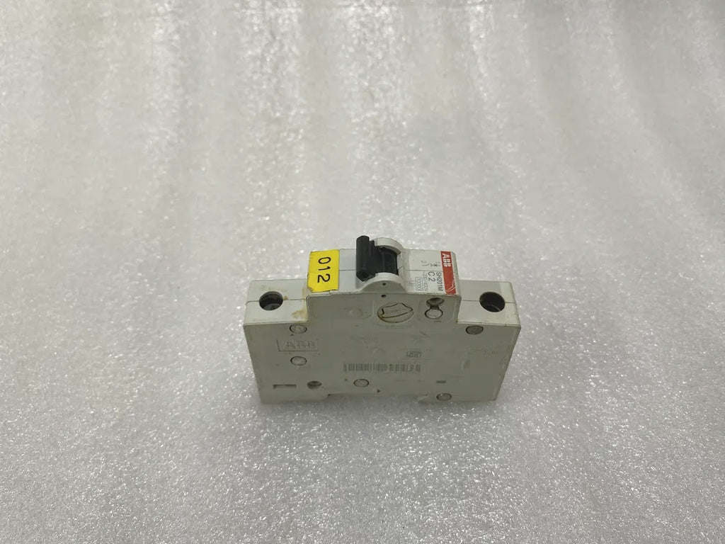 ABB SH201M-C2 1 Pole MCB 2A C-Curve 230-400V 10kA DIN Rail Pre-Owned