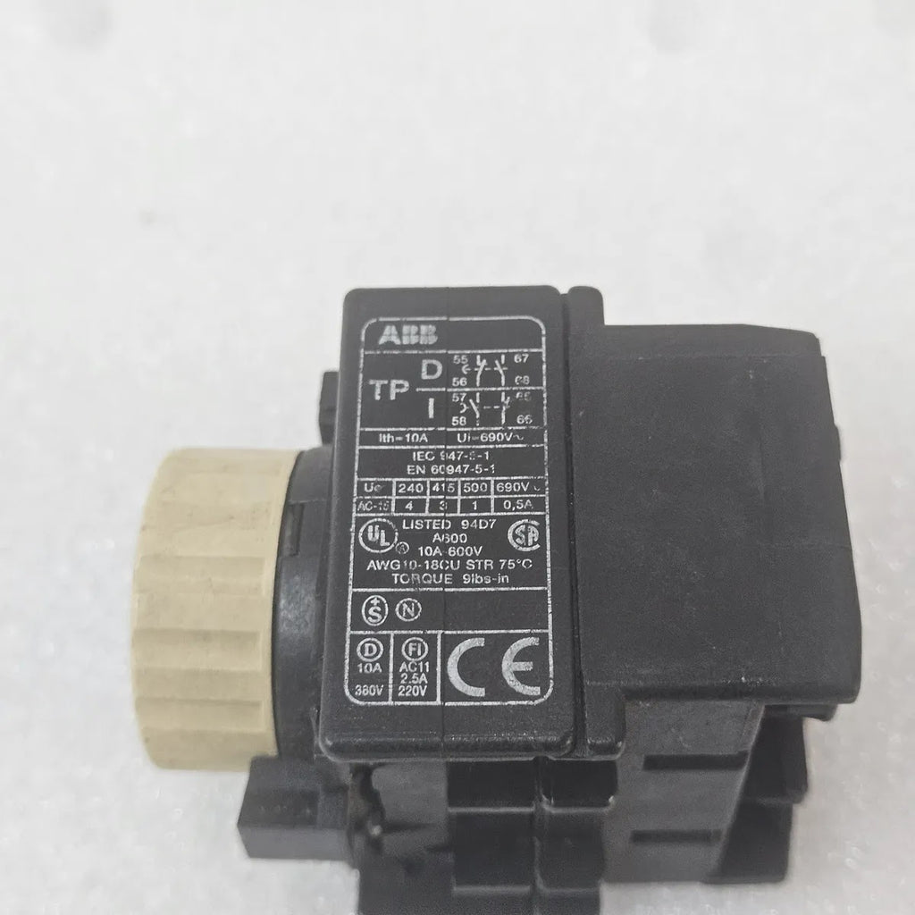ABB TP40I Timer Relay Block 0.1-40S 10A 690V
