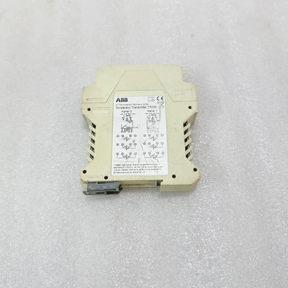 ABB TR104 Pt100 Head-Mounted Temperature Transmitter 4-20mA