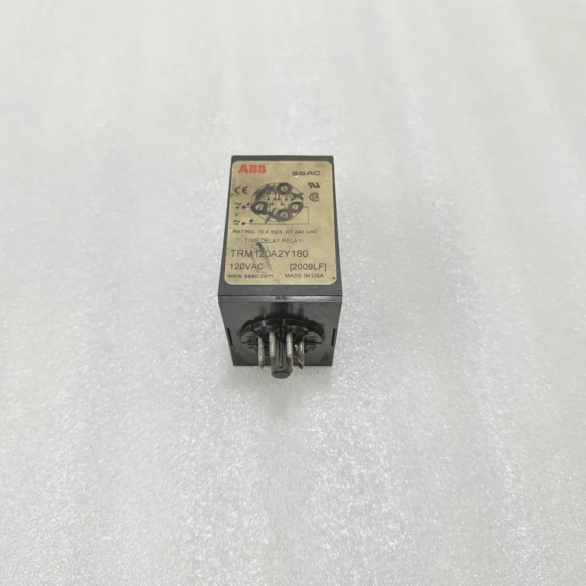 ABB SSAC TRM120A2Y180 Time Delay Relay 120VAC