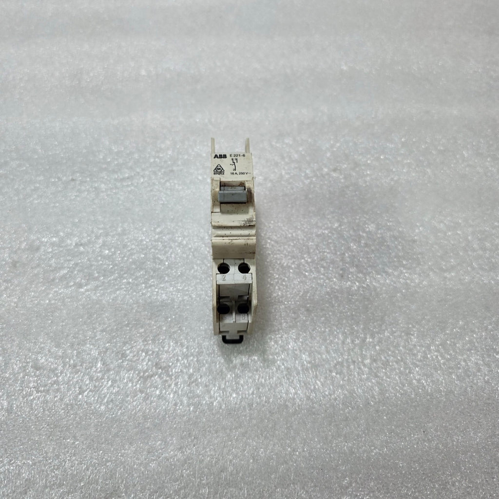 ABB E221-6 16A ISOLATOR AUXILIARY CONTACT SWITCH 250V