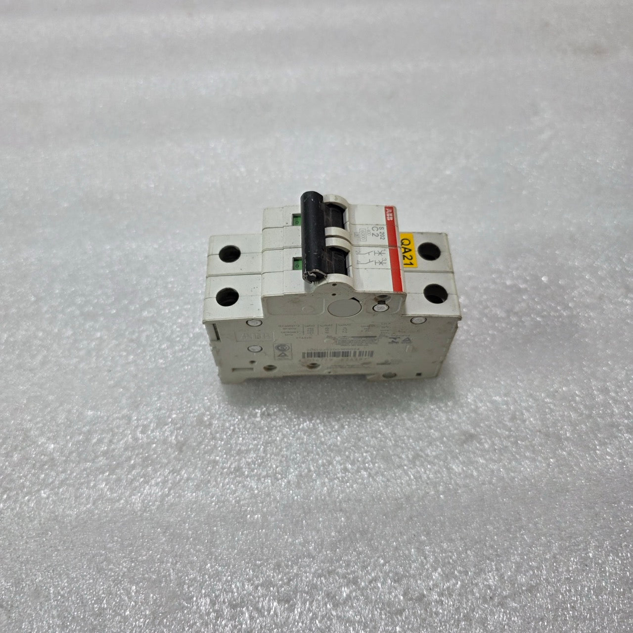 ABB S202 C2 2P 2A TYPE C 400V 6KA MCB MINIATURE CIRCUIT BREAKER