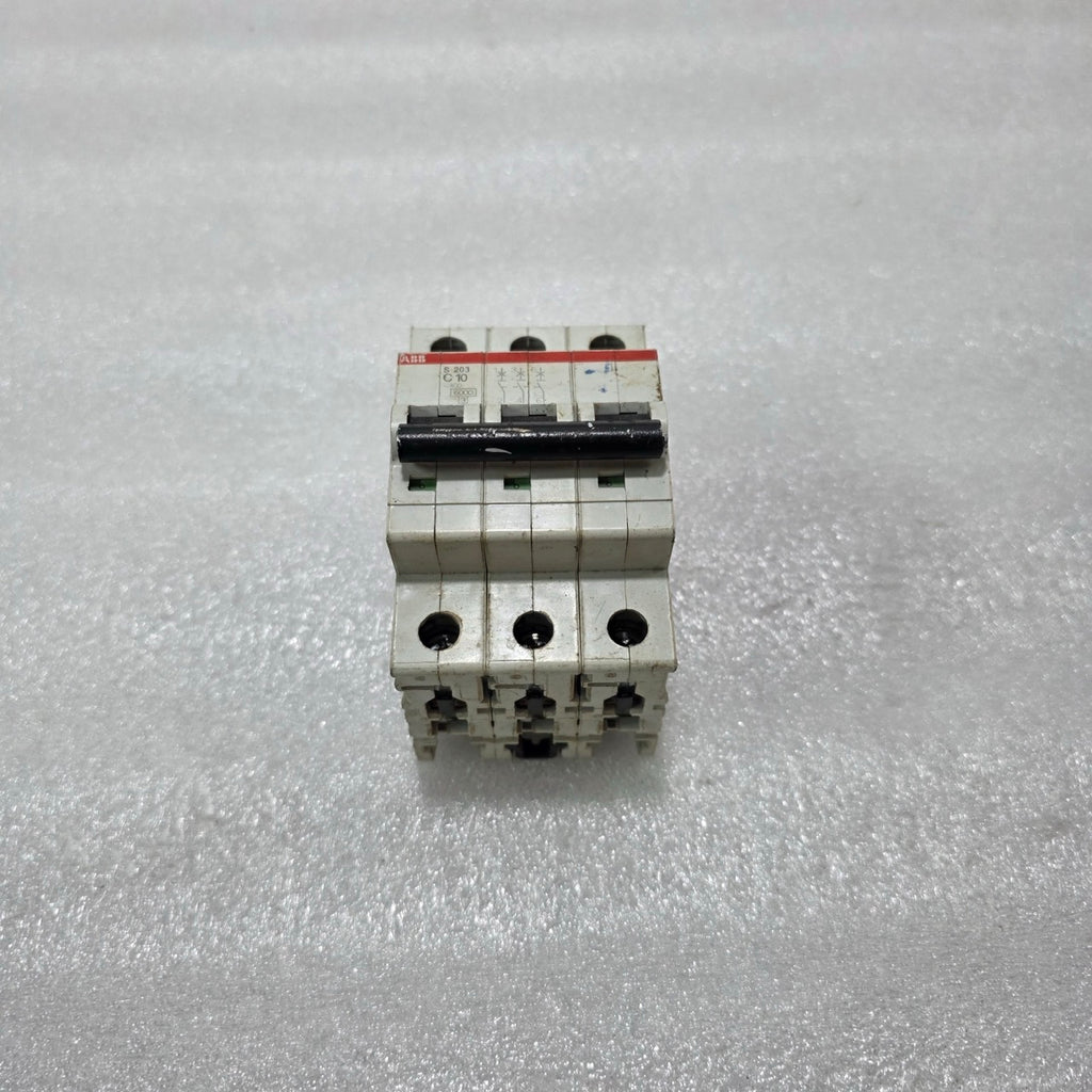 ABB S203 C10 3P 10A TYPE C 400V 6KA MCB MINIATURE CIRCUIT BREAKER