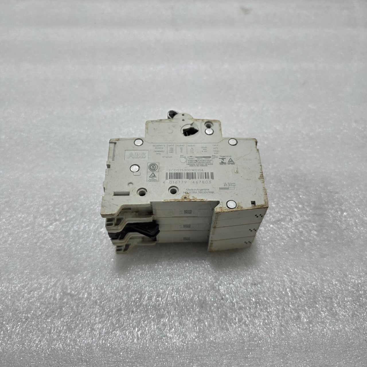 ABB S203 C10 3P 10A TYPE C 400V 6KA MCB MINIATURE CIRCUIT BREAKER
