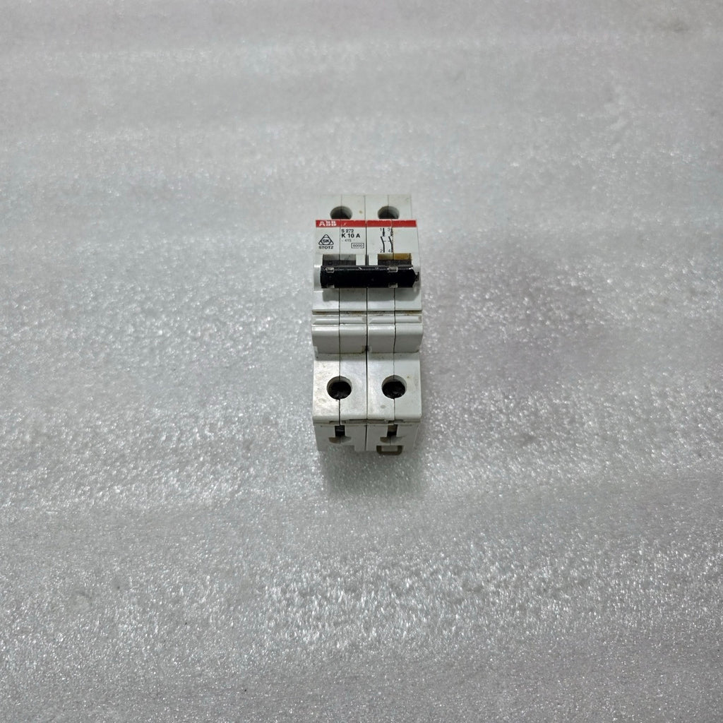ABB S272 K10A 2P 10A TYPE K 415V 6KA MCB MINIATURE CIRCUIT BREAKER