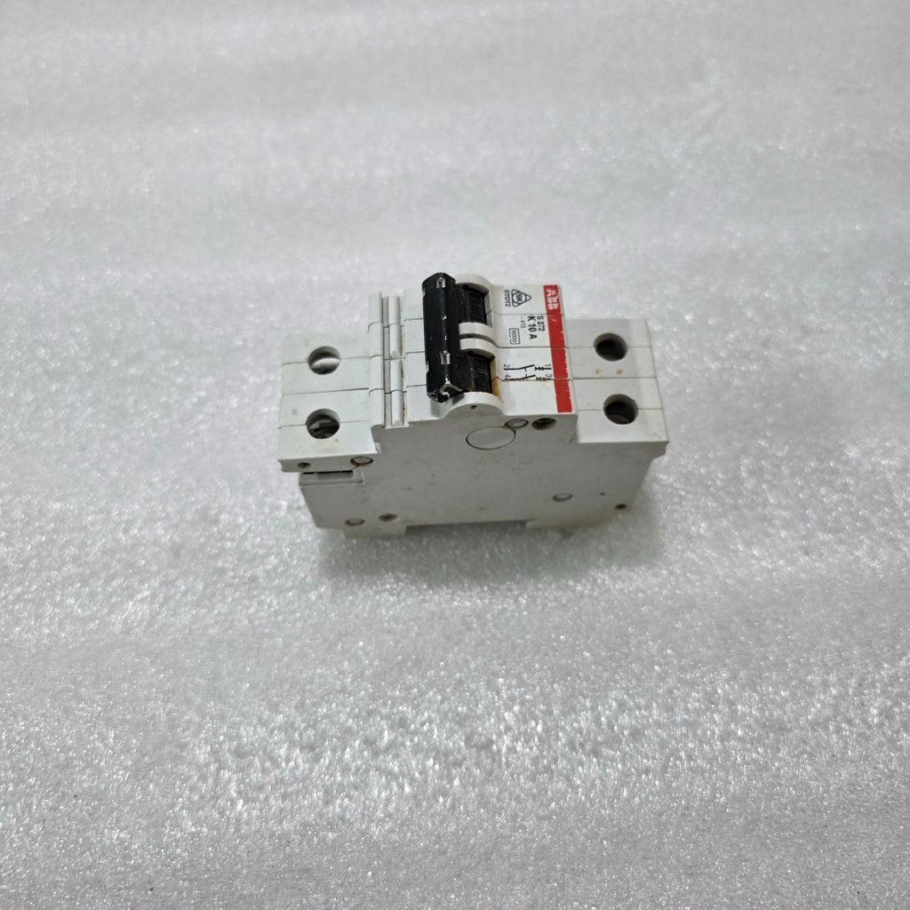 ABB S272 K10A 2P 10A TYPE K 415V 6KA MCB MINIATURE CIRCUIT BREAKER