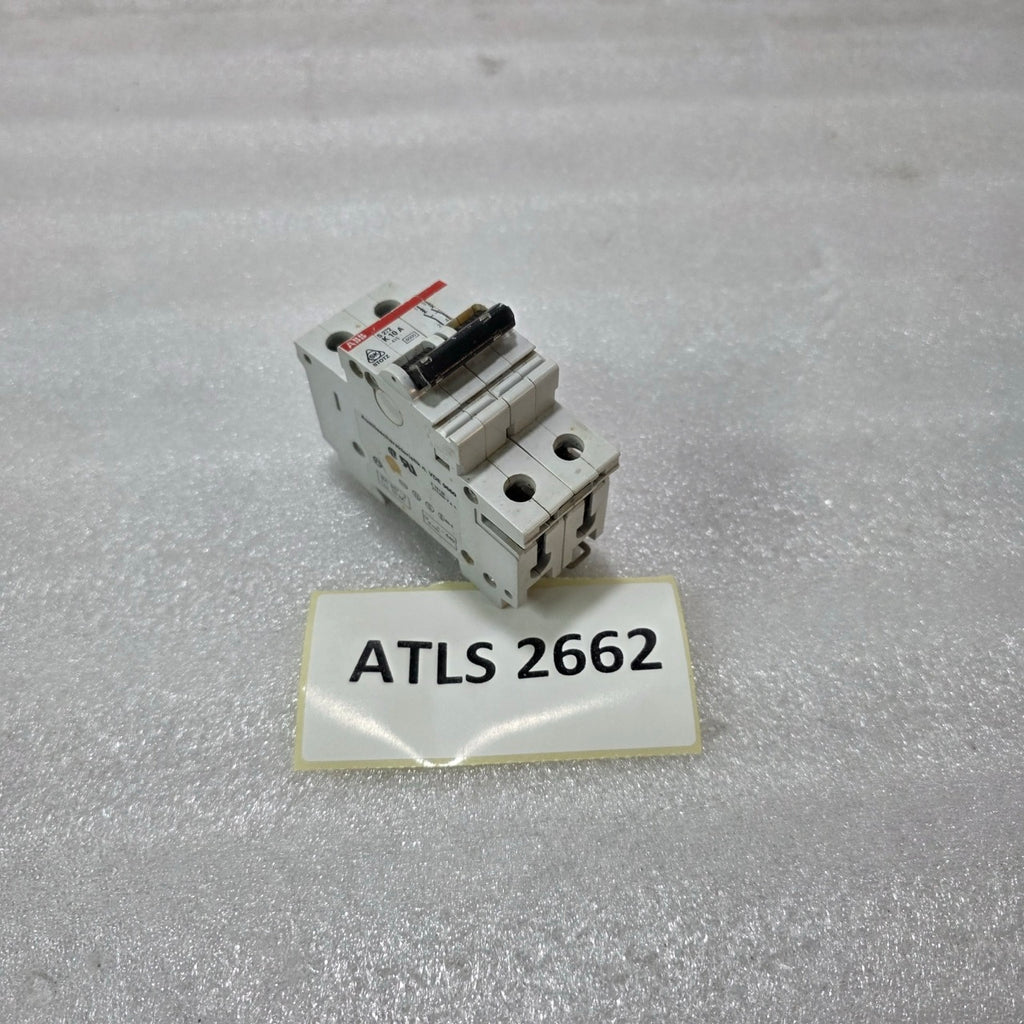 ABB S272 K10A 2P 10A TYPE K 415V 6KA MCB MINIATURE CIRCUIT BREAKER