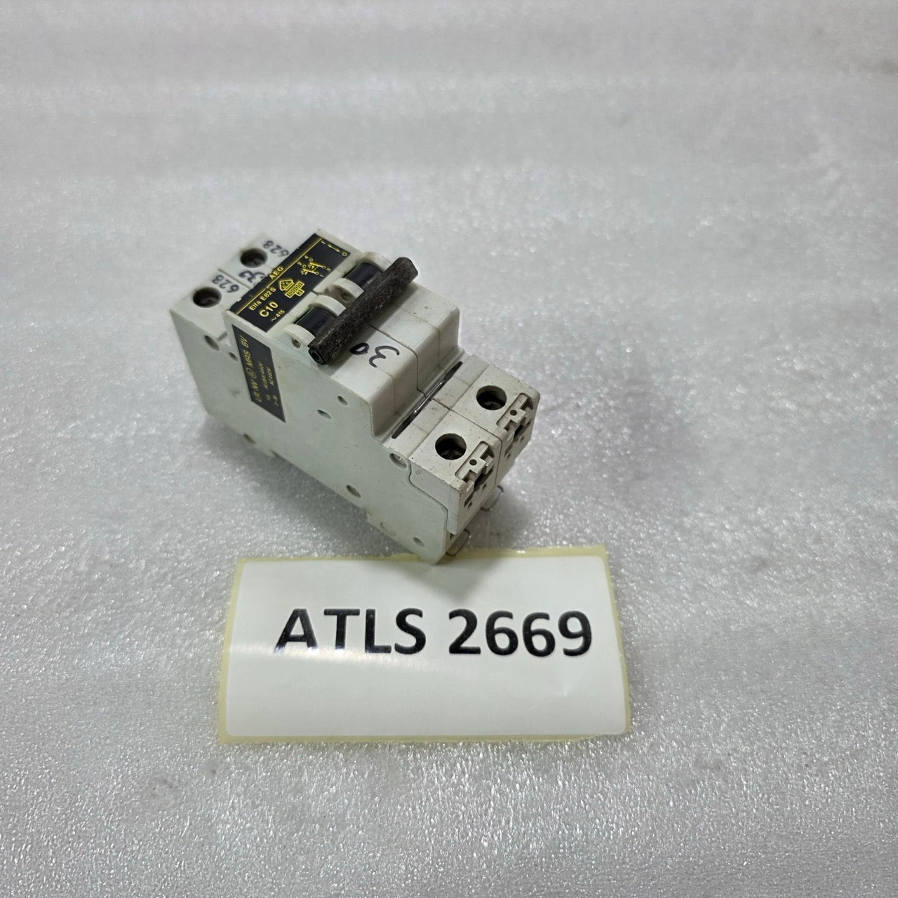 AEG ELFA E82S C10 2P 10A TYPE C 415V 10KA MCB MINIATURE CIRCUIT BREAKER